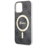 GUSS GUBPP12MH4EACSK CASE+ CHARGER IPHONE 12/12 PRO BLACK/BLACK HARD CASE 4G PRINT MAGSAFE