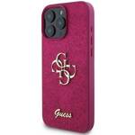 Guess GUHCP16LHG4SGU iPhone 16 Pro 6.3" fioletowy/purple hardcase Glitter Script Big 4G