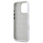 Guess GUHCP16LM4DGPH iPhone 16 Pro 6.3"   biały/white hardcase Silicone Logo Strass 4G