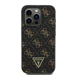 Guess GUHCP16LPG4GPK iPhone 16 Pro 6.3" czarny/black hardcase New 4G Triangle