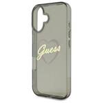 Guess GUHCP16SHCHGSPK iPhone 16 6.1" czarny/black hardcase IML Heart