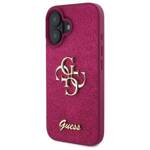 Guess GUHCP16SHG4SGU iPhone 16 6.1"       fioletowy/lpurple hardcase Fixed Glitter Big 4G