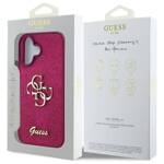 Guess GUHCP16SHG4SGU iPhone 16 6.1"       fioletowy/lpurple hardcase Fixed Glitter Big 4G