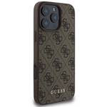 Guess GUHCP16XG4GFBR iPhone 16 Pro Max 6.9" brązowy/brown hard case 4G Classic