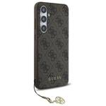 Guess GUHCS24FEGF4GBR S24 FE S721         brazowy/brown hardcase 4G Charms Collection