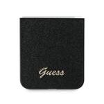 Guess GUHCZF6HGGSHK Z Flip6 F741 czarny/black 4G Glitter Script