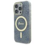 Guess GUHMP16LH4STB iPhone 16 Pro 6.3" niebieski/blue hardcase IML 4G MagSafe