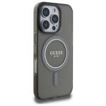 Guess GUHMP16LHFGEREK iPhone 16 Pro 6.3"  czarny/black hardcase IML Glitter Circle MagSafe