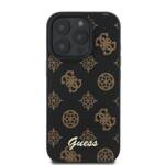 Guess GUHMP16LPGPYSK iPhone 16 Pro czarny/black HC MagSafe PU Peony Script