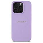 Guess GUHMP16LPSAHMCU iPhone 16 Pro 6.3"  fioletowy/purple hardcase Saffiano MagSafe