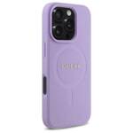 Guess GUHMP16LPSAHMCU iPhone 16 Pro 6.3"  fioletowy/purple hardcase Saffiano MagSafe