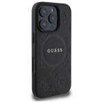 Guess GUHMP16LPSAPSMEK iPhone 16 Pro 6,3" czarny/black HC MagSafe Safiano Peony Classic Logo