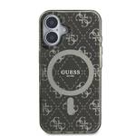 Guess GUHMP16MH4DTEW iPhone 16 Plus 6.7" brązowy/brown hardcase IML 4G Background MagSafe