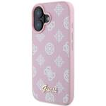 Guess GUHMP16MPGPYSP iPhone 16 Plus 6.7" różowy/pink hardcase Peony Script Logo MagSafe