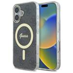 Guess GUHMP16SH4STK iPhone 16 6.1" czarny/black hardcase IML 4G MagSafe