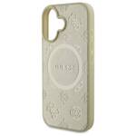 Guess GUHMP16SPSAPSMED iPhone 16 6,1" złoty/gold HC MagSafe Safiano Peony Classic Logo