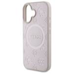 Guess GUHMP16SPSAPSMEP iPhone 16 6,1" różowy/pink HC MagSafe Safiano Peony Classic Logo