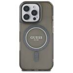 Guess GUHMP16XHFGEREK iPhone 16 Pro Max   6.9" czarny/black hardcase IML Glitter Circle MagSafe