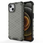 HONEYCOMB ARMORED CASE WITH A GEL FRAME IPHONE 13 BLACK