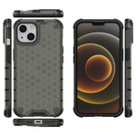 HONEYCOMB ARMORED CASE WITH A GEL FRAME IPHONE 13 BLACK