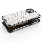 HONEYCOMB ARMORED CASE WITH A GEL FRAME IPHONE 13 BLACK