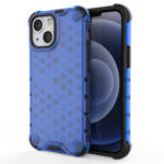 HONEYCOMB CASE ARMOR COVER WITH TPU BUMPER FOR IPHONE 13 MINI BLUE