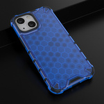 HONEYCOMB CASE ARMOR COVER WITH TPU BUMPER FOR IPHONE 13 MINI BLUE