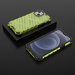 HONEYCOMB CASE ARMOR COVER WITH TPU BUMPER FOR IPHONE 13 MINI GREEN