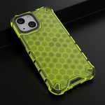 HONEYCOMB CASE ARMOR COVER WITH TPU BUMPER FOR IPHONE 13 MINI GREEN