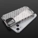 HONEYCOMB CASE ARMOR COVER WITH TPU BUMPER FOR IPHONE 13 MINI RED