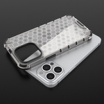 HONEYCOMB CASE ARMOR COVER WITH TPU BUMPER FOR IPHONE 13 PRO BLUE