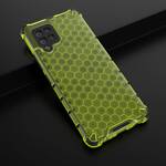 HONEYCOMB CASE ARMOR COVER WITH TPU BUMPER FOR SAMSUNG GALAXY A42 5G GREEN