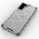 HONEYCOMB CASE ARMOR COVER WITH TPU BUMPER FOR SAMSUNG GALAXY S21+ 5G (S21 PLUS 5G) BLACK