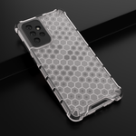 HONEYCOMB CASE ARMORED COVER WITH A GEL FRAME FOR SAMSUNG GALAXY A53 5G TRANSPARENT