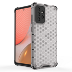 HONEYCOMB CASE ARMORED COVER WITH A GEL FRAME FOR SAMSUNG GALAXY A53 5G TRANSPARENT