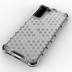 HONEYCOMB CASE ARMORED COVER WITH A GEL FRAME FOR SAMSUNG GALAXY S22 BLUE