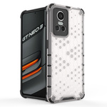 HONEYCOMB CASE ARMORED COVER WITH A GEL FRAME REALME GT NEO 3 BLACK