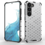 HONEYCOMB CASE FOR SAMSUNG GALAXY S23 ARMORED HYBRID COVER TRANSPARENT