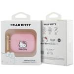 Hello Kitty HKAP23DKHSP Airpods Pro 2 (2022/2023) cover różowy/pink Silicone 3D Kitty Head