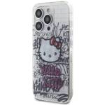 Hello Kitty HKHCP14XHDGPHT iPhone 14 Pro Max 6.7" biały/white hardcase IML Kitty On Bricks Graffiti