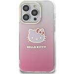 Hello Kitty HKHCP15LHDGKEP iPhone 15 Pro 6.1" różowy/pink hardcase IML Gradient Electrop Kitty Head