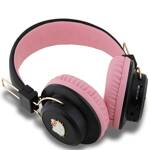 Hello Kitty słuchawki nauszne Bluetooth HKBH9KHLMP różowe/pink Metal Logo