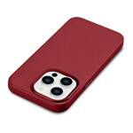 ICARER CASE LEATHER CASE COVER FOR IPHONE 14 PRO RED (WMI14220706-RD) (MAGSAFE COMPATIBLE)