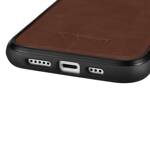 ICARER LEATHER OIL WAX GENUINE LEATHER CASE FOR IPHONE 14 PRO (MAGSAFE COMPATIBLE) BROWN (WMI14220718-BN)