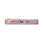 ICARER LITCHI PREMIUM LEATHER CASE IPHONE 14 MAGNETIC LEATHER CASE WITH MAGSAFE PINK (WMI14220709-PK)