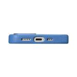 ICARER LITCHI PREMIUM LEATHER CASE IPHONE 14 PRO MAX MAGNETIC LEATHER CASE WITH MAGSAFE LIGHT BLUE (WMI14220712-LB)