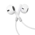 IN-EAR WIRED MINI JACK HEADPHONES WITH REMOTE CONTROL JOYROOM JR-EW01 - WHITE