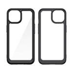 IPHONE 15 OUTER SPACE REINFORCED CASE WITH FLEXIBLE FRAME - TRANSPARENT