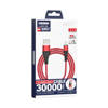 JELLICO USB CABLE - KDS-120 3.1A LIGHTNING 1M RED