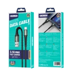 JELLICO cable B10 USB-C 3.1A 1M Black